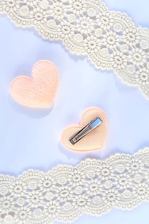 Clips | Heart - Peach