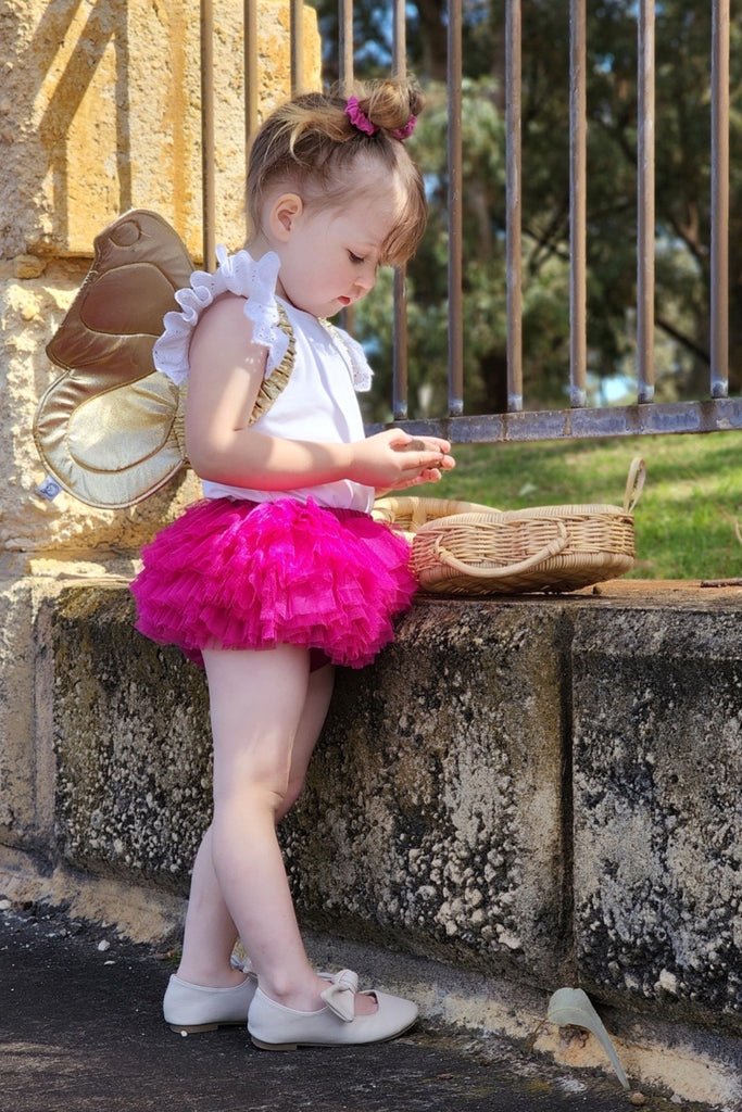 Heavenly Tulle Bloomers - Magenta