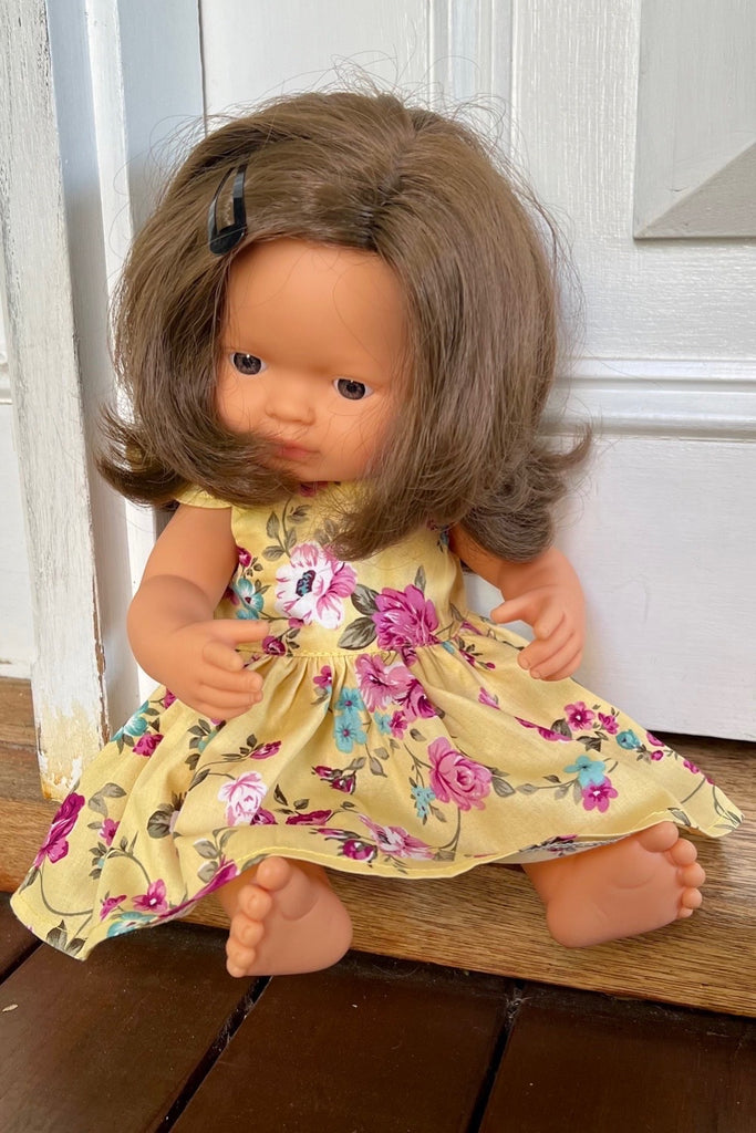 Doll Tea Party Dress - Scarlett Rose in Sunshine