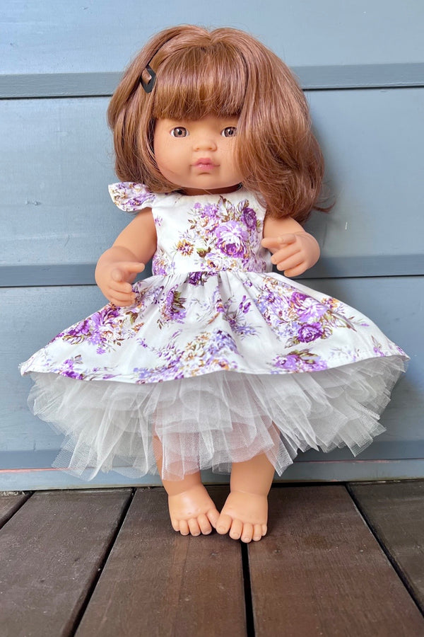 Doll Tea Party Dress - Gabriella in Lavender
