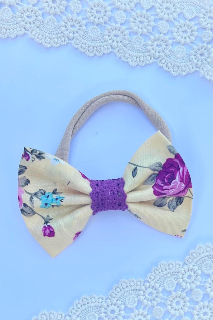 Bow Headband | Scarlett Rose in Sunshine