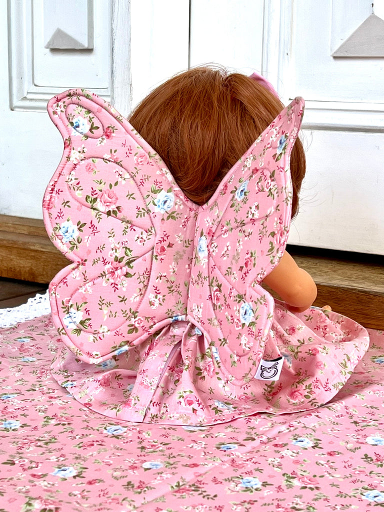 Dolly/ Newborn Fairy Wings - Nicki in Pink