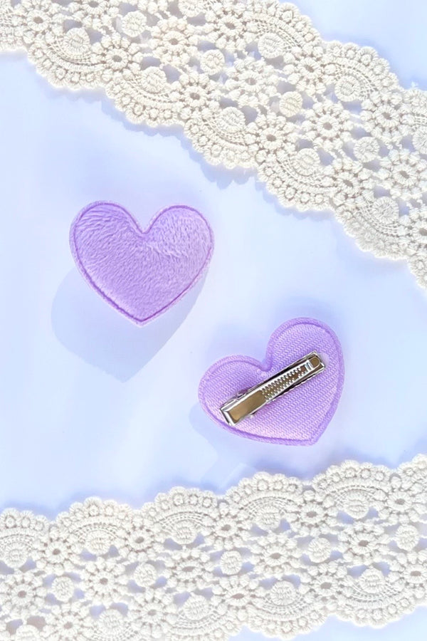 Clips | Heart - Lavender