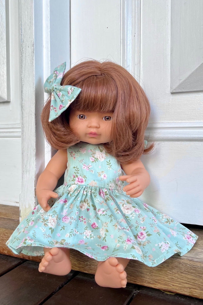 Doll Tea Party Dress - Nicki in Mint