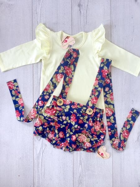 Long Sleeve Flutter Tee - Lemon Flutter Tee Nurture the Nest 