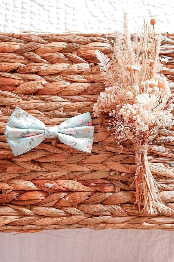 Nicki Bow Clip - Mint Nurture the Nest 